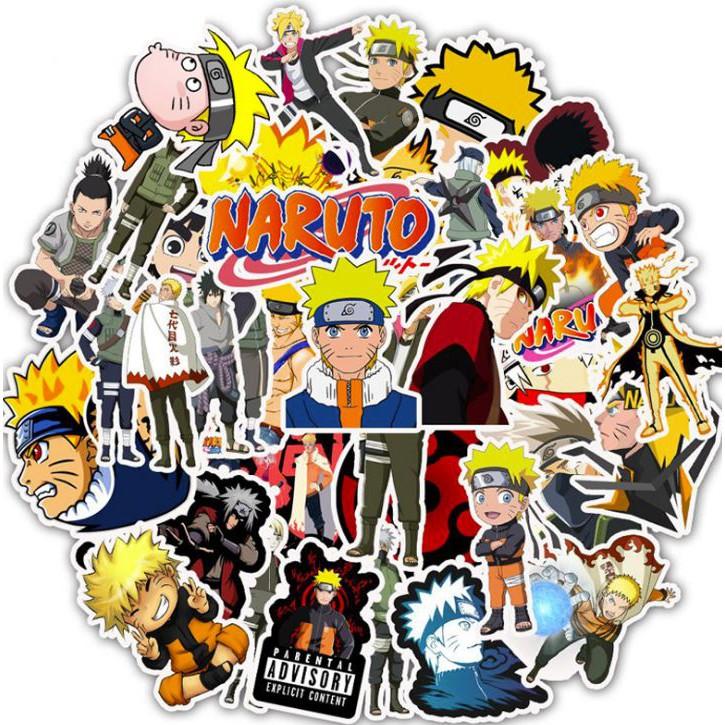 Sticker dán cao cấp NARUTO - SASUKE Cực COOL ms#28