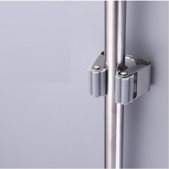 Giá Inox Treo Cây Lau Nhà Gắn Tường, Khô Ráo - Gọn Gàng - Ngăn Nắp, Gắn Keo Siêu Chắc Không Khoan Đục - TakyHome 4031