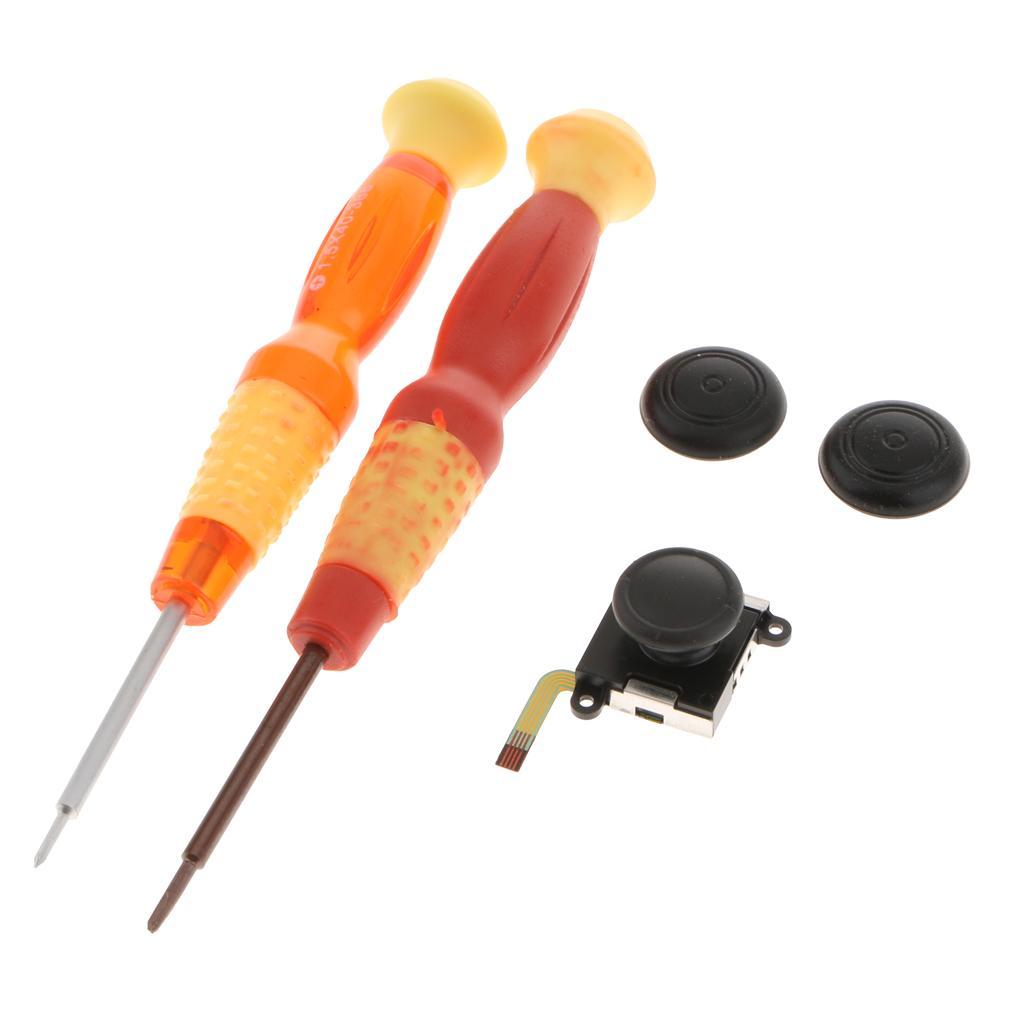 For Nintendo Switch Controller 3D Analog Stick Joystick Sensor Button + Caps