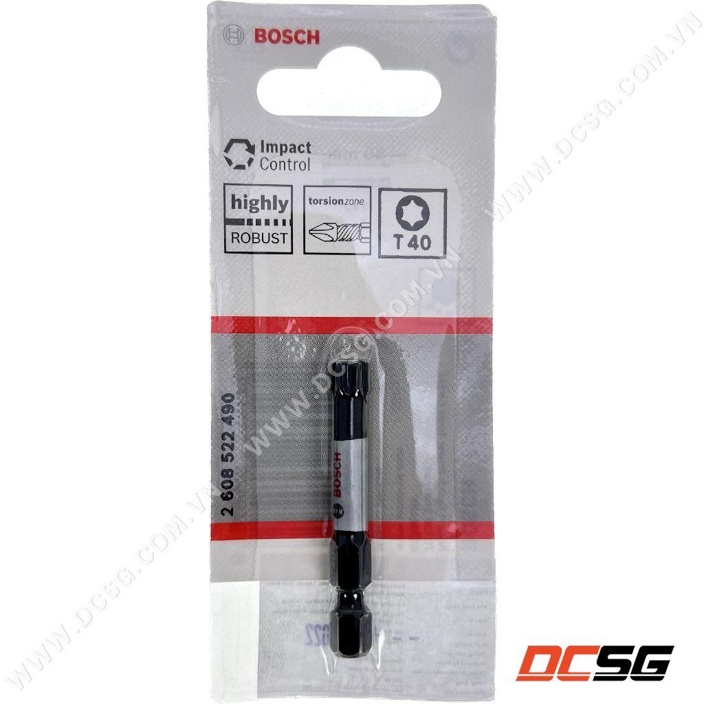 Mũi vít 1 đầu bake và hoa thị dài 50mm Power Bit Bosch | DCSG