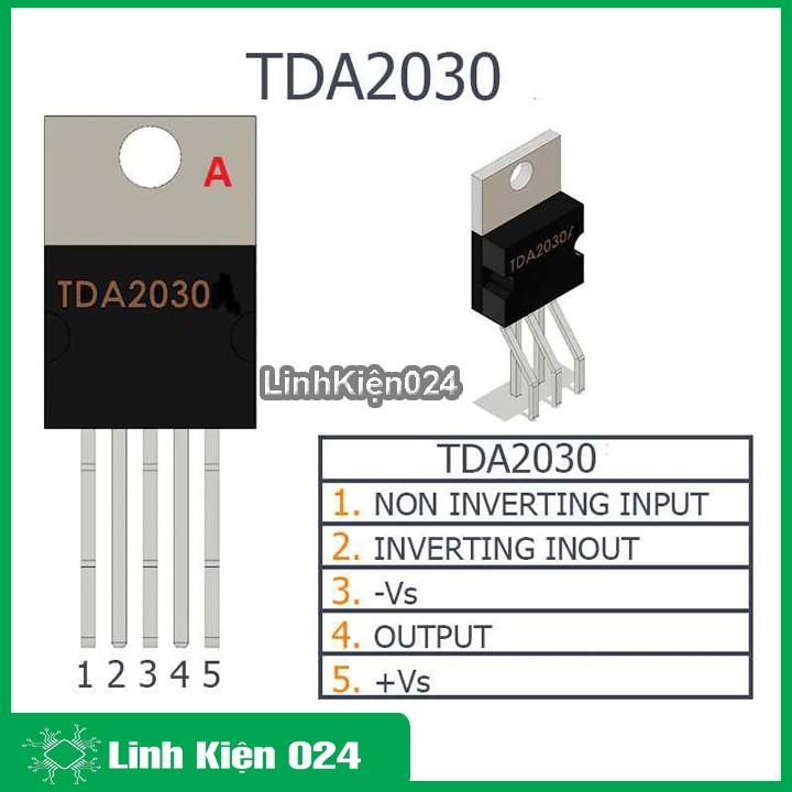 IC TDA2030, IC Khuếch Đại Âm Thanh TDA2030A TO220-5