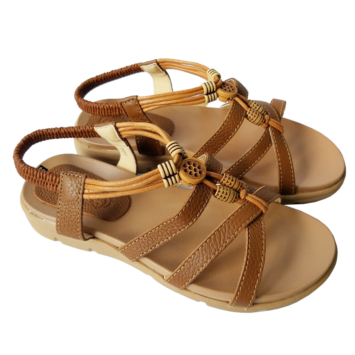 Hình ảnh Giày Sandal Nữ BIGGBEN Da Bò Thật SDN08