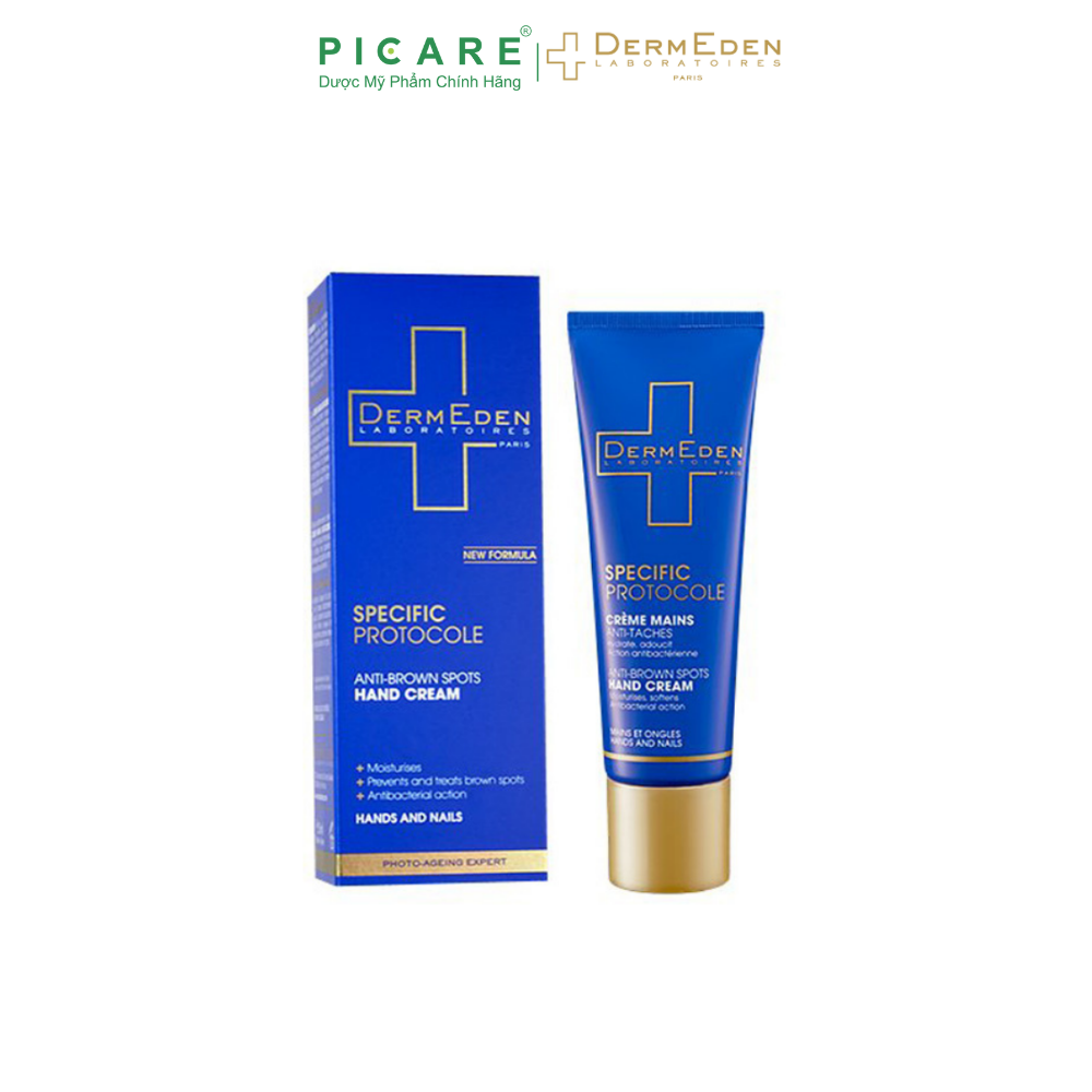 Kem Dưỡng Làm Mờ Và Ngăn Ngừa Đốm Nâu Dành Cho Da Tay Dermeden Hands Protection Anti Brown Spots 50ML