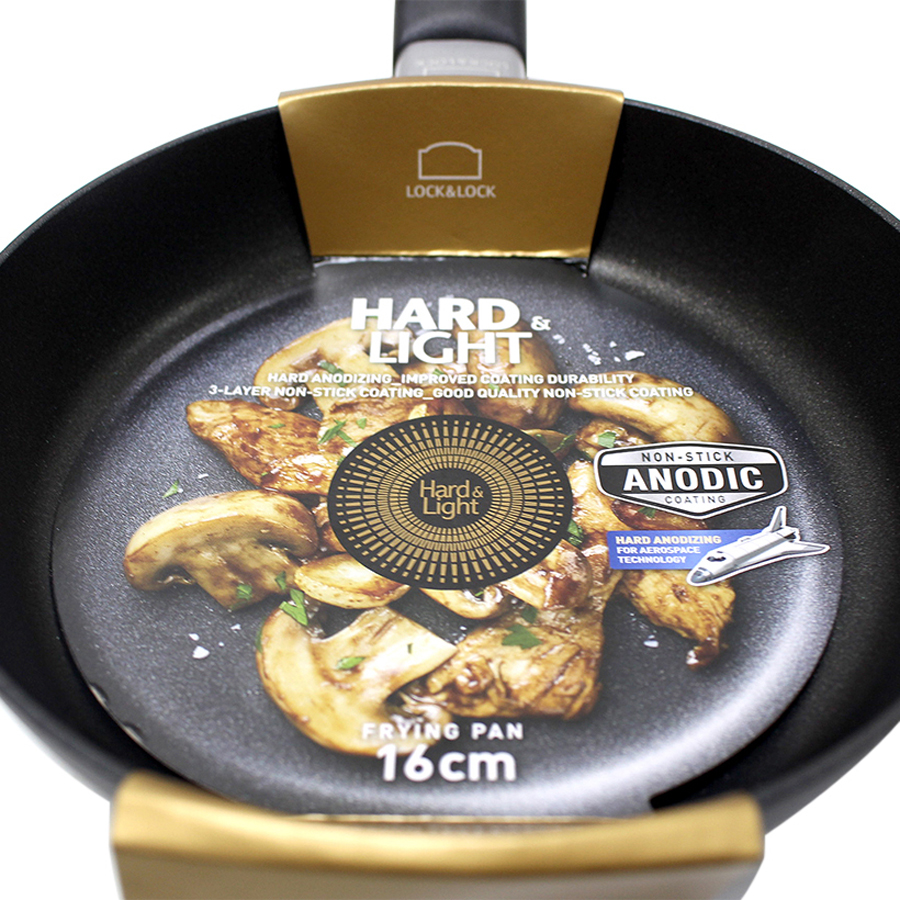CHẢO NHÔM LOCK&LOCK COOKPLUS HARD&LIGHT LHB2163OK