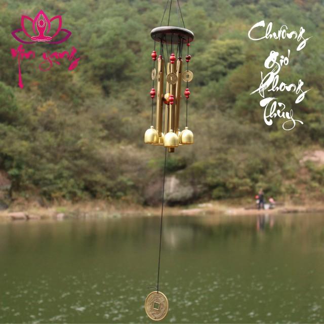 Chuông Gió Phong Thủy 4 Thanh May Mắn cao cấp, chất lượng
