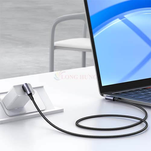 Cáp USB Type-C to Type-C 90 độ Ugreen M/M Cable US335 - Hàng chính hãng