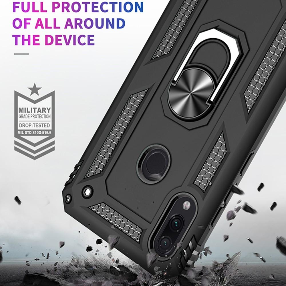 Ốp lưng cho Xiaomi Redmi Note 7 Pro chống sốc 2 lớp kèm nhẫn iring làm giá đỡ