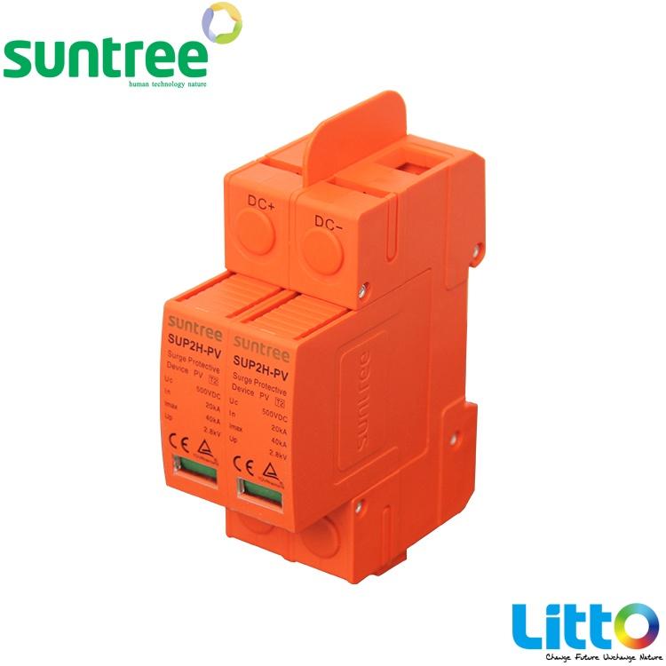 CHỐNG SÉT DC SUNTREE 2P 500VDC, 2P 800VDC (NEW DC SURGE PROTECTOR) - Hàng Chính Hãng