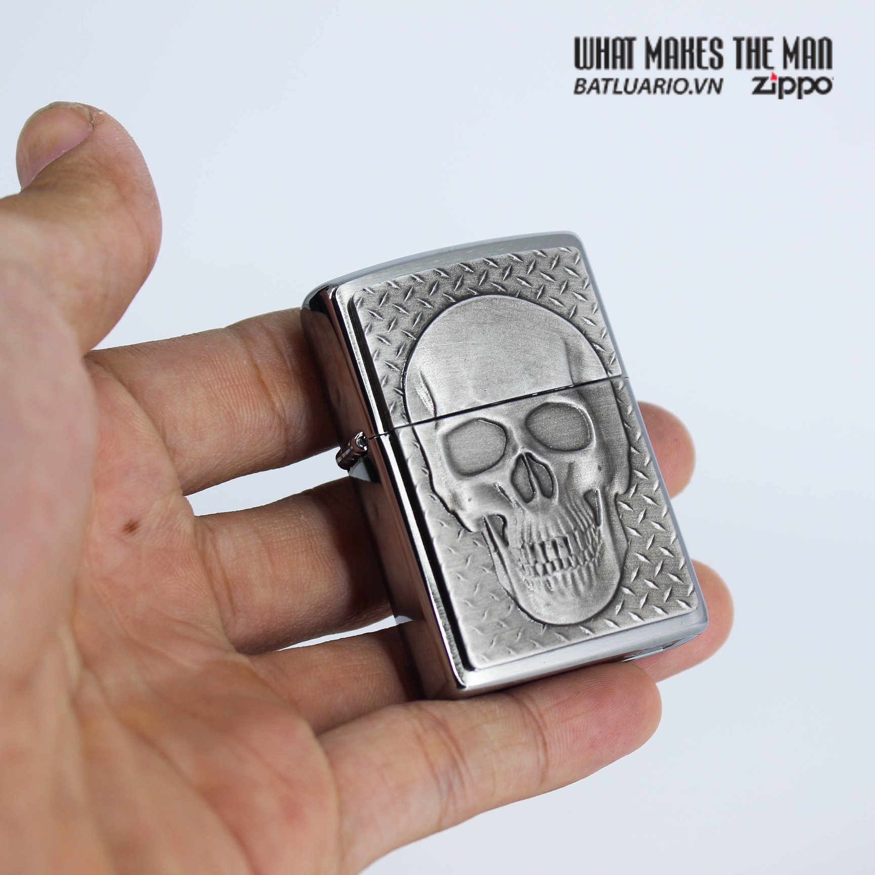 Bật Lửa Zippo 29818 – Zippo Skull With Brain Surprise Emblem