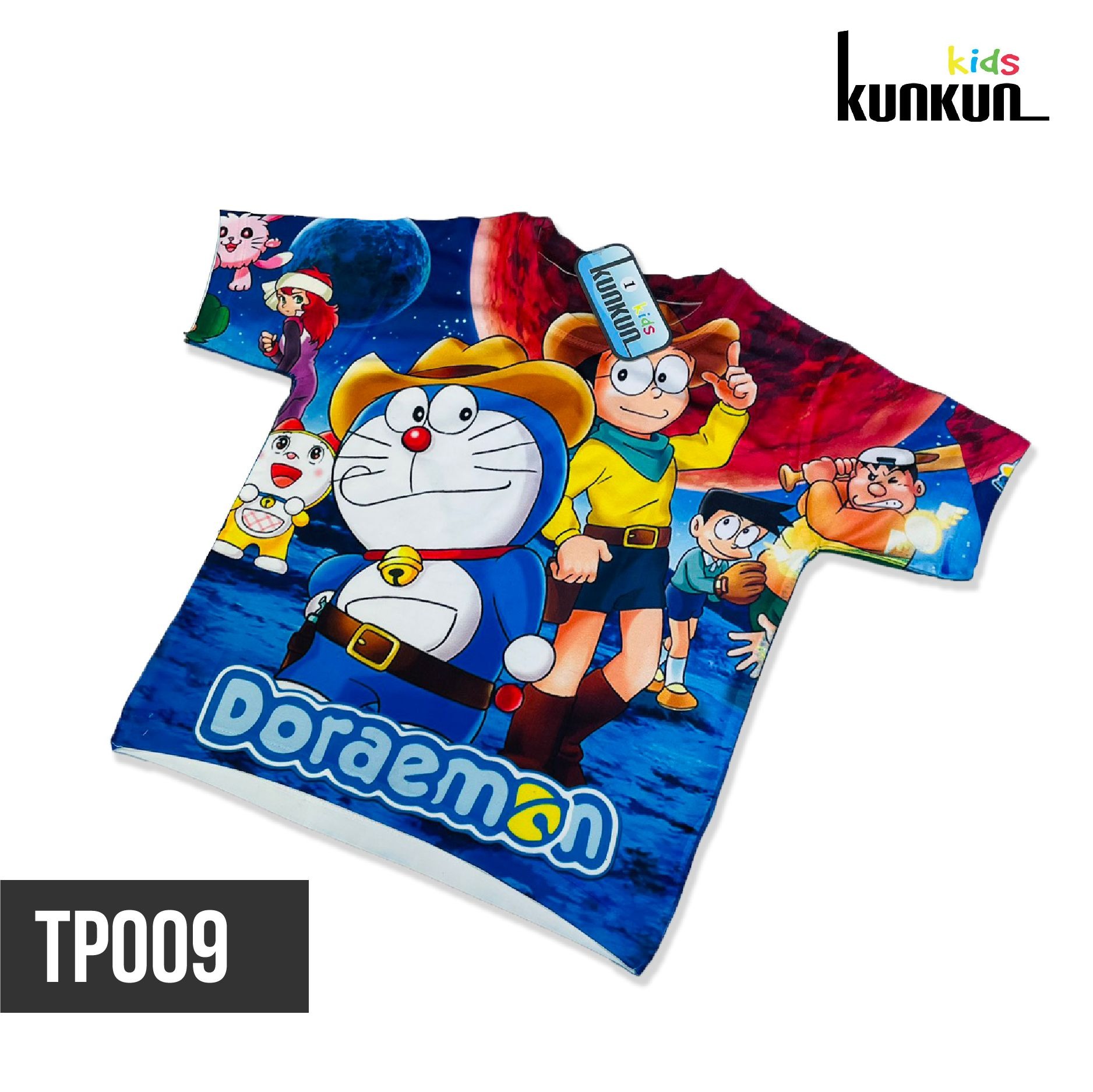 Bộ Quần Áo Trẻ Em In 3D Doraemon