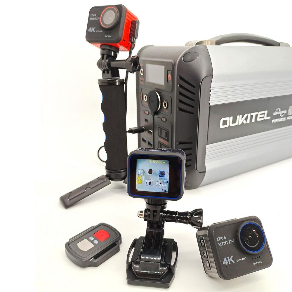 Camera thể thao 4K mới WiFi Mini HD Máy ảnh thể thao kỹ thuật số Bare Super PC máy ảnh hành động chống lắc không thấm nước