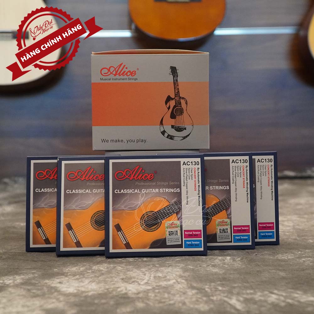 Bộ Dây Đàn Guitar Classic Alice AC-106, Alice AC130, Alice AC136, Alice AC139 - Hàng Chính Hãng