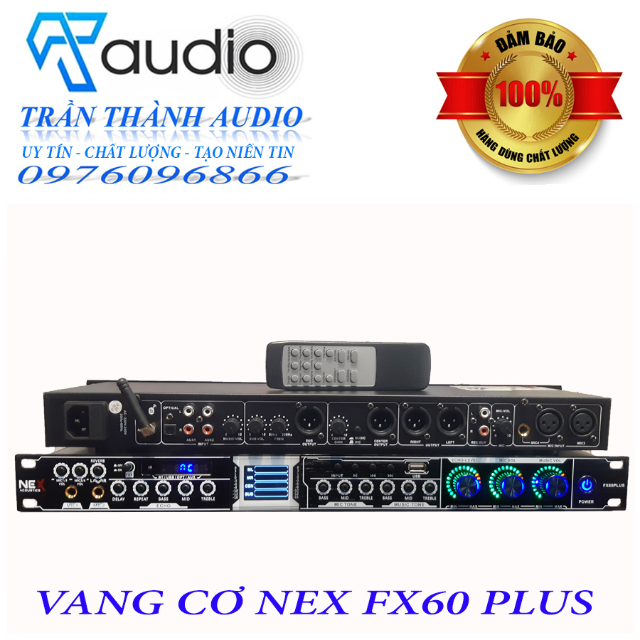 Vang cơ FX60 Plus,optical,reverb,bluetooth 5.0 , hàng chính hãng nhập khẩu 2023,có reverb bluetooth cổng quang tặng jac kết nối