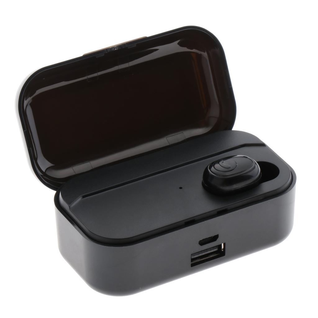 In-ear Wireless Earphone Headset Headphone  Hands-free Gift Black