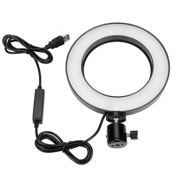 Đèn Led tròn 10 inch hỗ trợ chụp ảnh, quay phim, livestream - Kết nối cổng USB