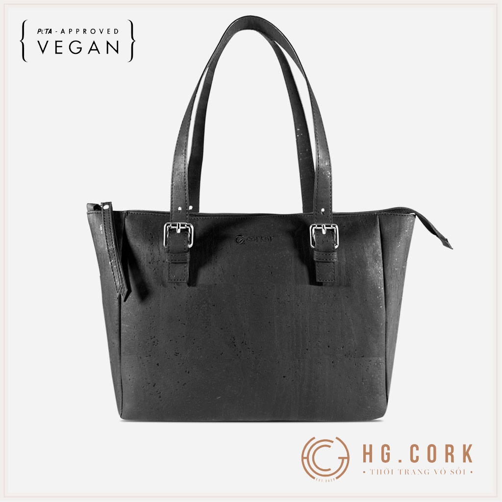 Túi Đeo Vai Nữ Satchel - HGcork Corkor CK149 - Da Cork Thực Vật Siêu Bền - Hàng Chính Hãng, Sản Xuất Tại Bồ Đào Nha