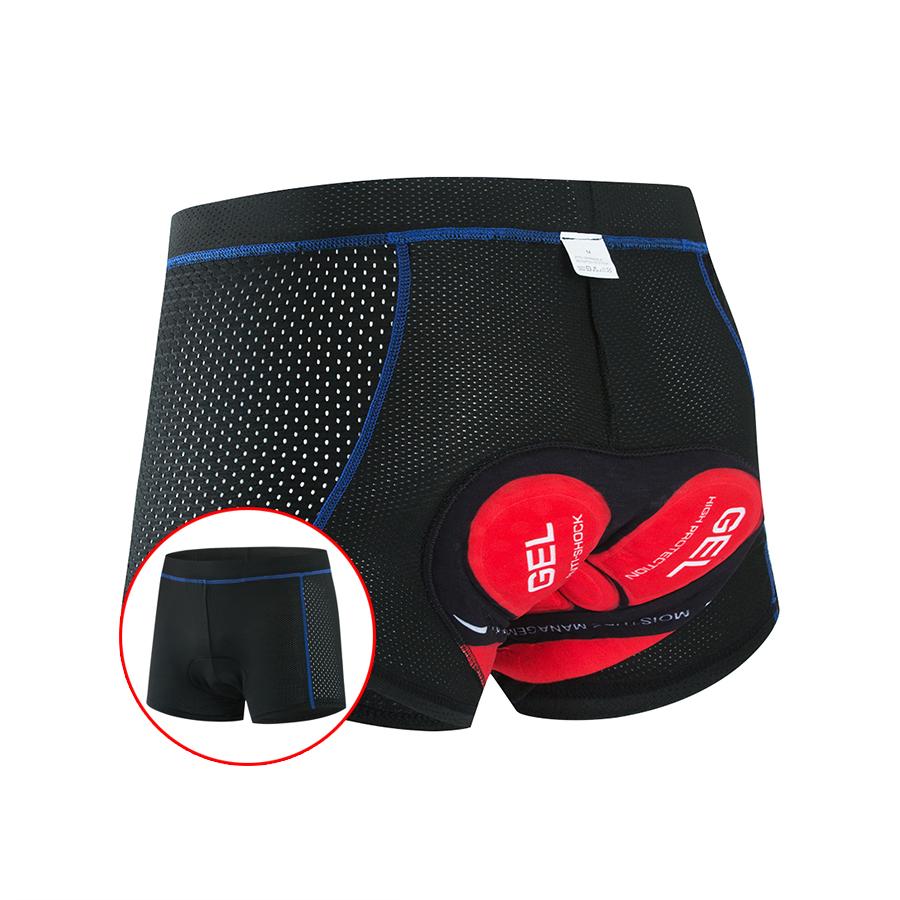 Mới Quần Short Đạp Xe Nâng Cấp 5D Gel Pad Đi Xe Đạp Quần Lót Chống Sốc Đi Xe Đạp Underpant Xe Đạp Quần Short Xe Đạp Quần Lót