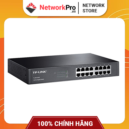 Switch TP-Link TL-SG1016D 16 Port Gigabit Hàng Chính Hãng