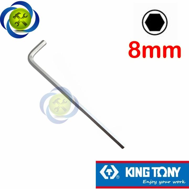 Lục giác chữ L 8mm Kingtony 112508 loại 2 đầu bằng