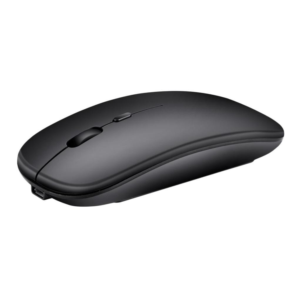 Dual Mode Wireless Bluetooth5.0 Mouse + Mode For PC Laptop Black