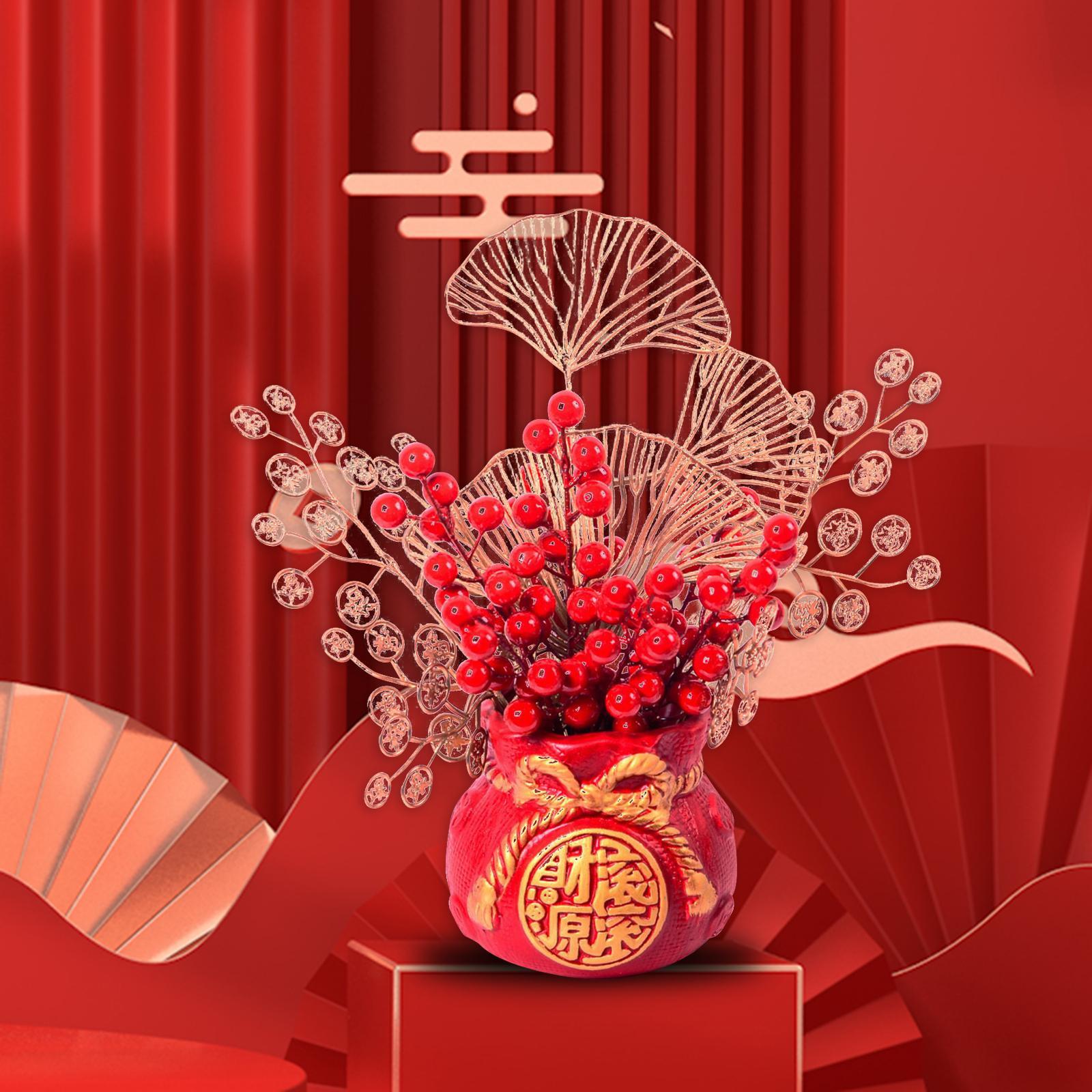 Traditional Chinese New Year Pendant Photo Prop for New Year Party Ornament