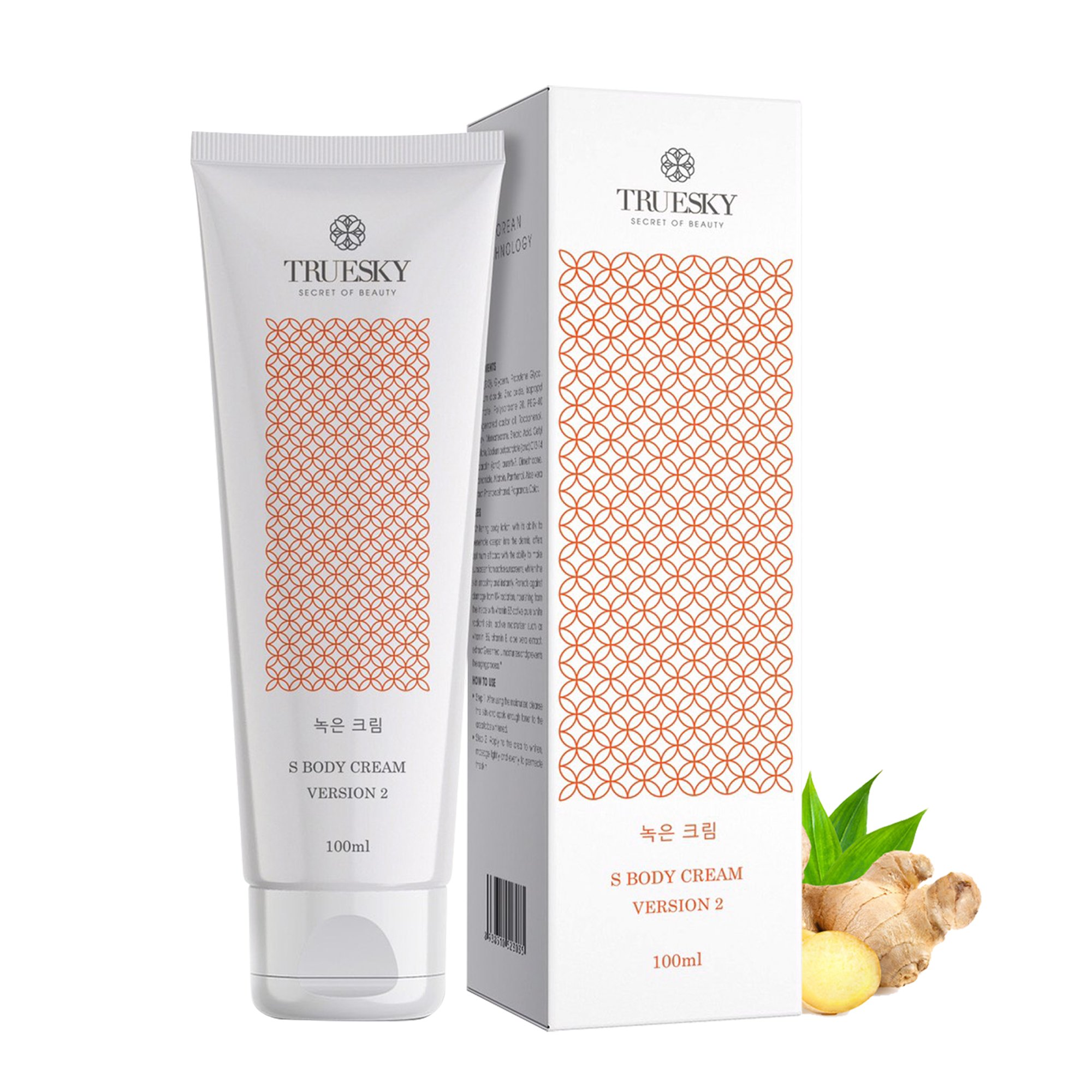 Kem tan mỡ bụng Truesky chiết xuất tinh dầu quế gừng 100ml - S Body Cream Version 2