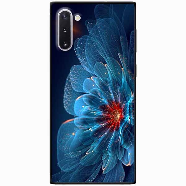 Ốp lưng dành cho Samsung Note 10 mẫu Mẫu Đơn Xanh Đỏ