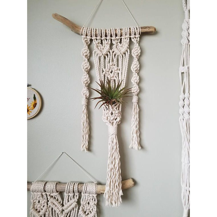 1 dây tết macrame treo cây không khí