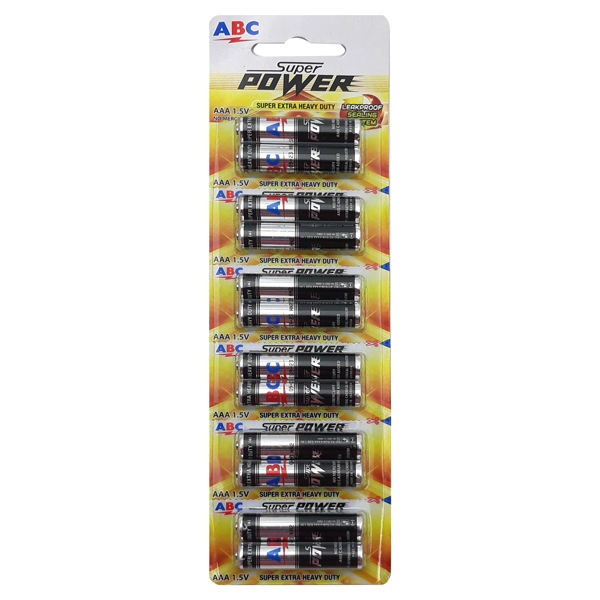 Vỉ 12 Pin ABC Super Power AAA SH-AAA12B