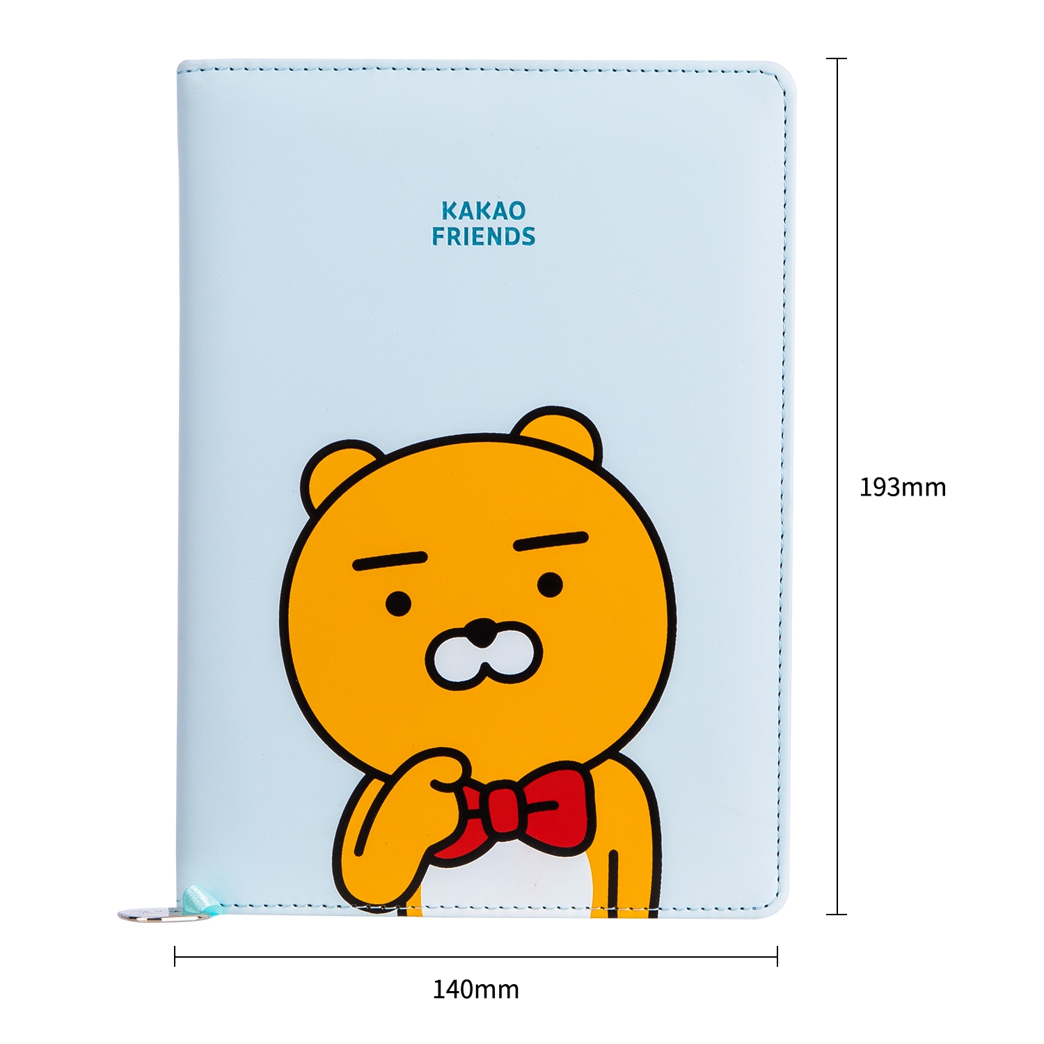 Sổ Tay Ghi Chép Bìa Da Pu Cao Cấp Deli X Kakao Friends 112 Trang -Khổ 140X193Mm-22252