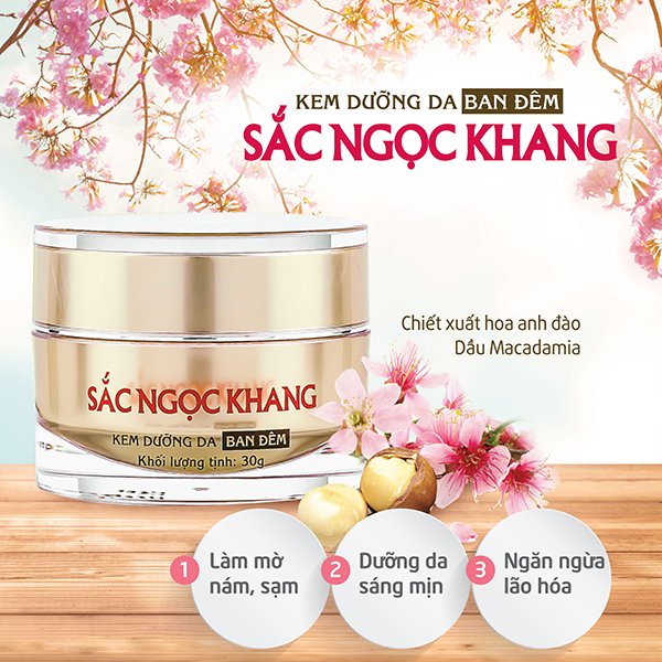 Bộ đôi dưỡng da cơ bản Kem dưỡng da ban đêm 30g + Sữa rửa mặt 100g giúp dưỡng ẩm và mờ nám sạm tàn nhang