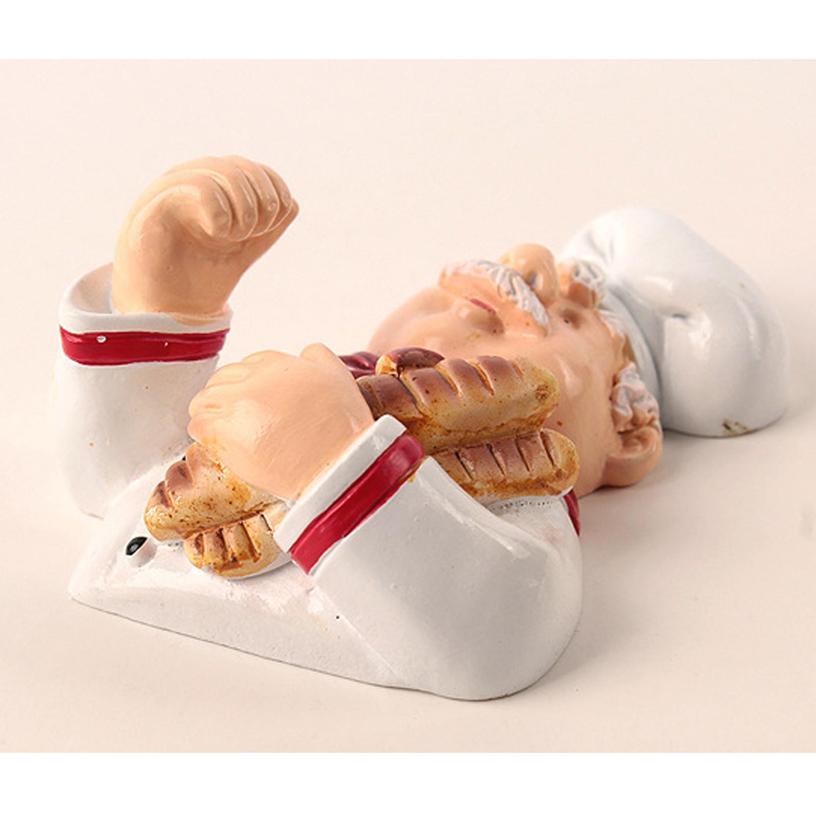 Chef Pattern Cable Clip Hook Wire Management Creative Self Adhesive Hanger