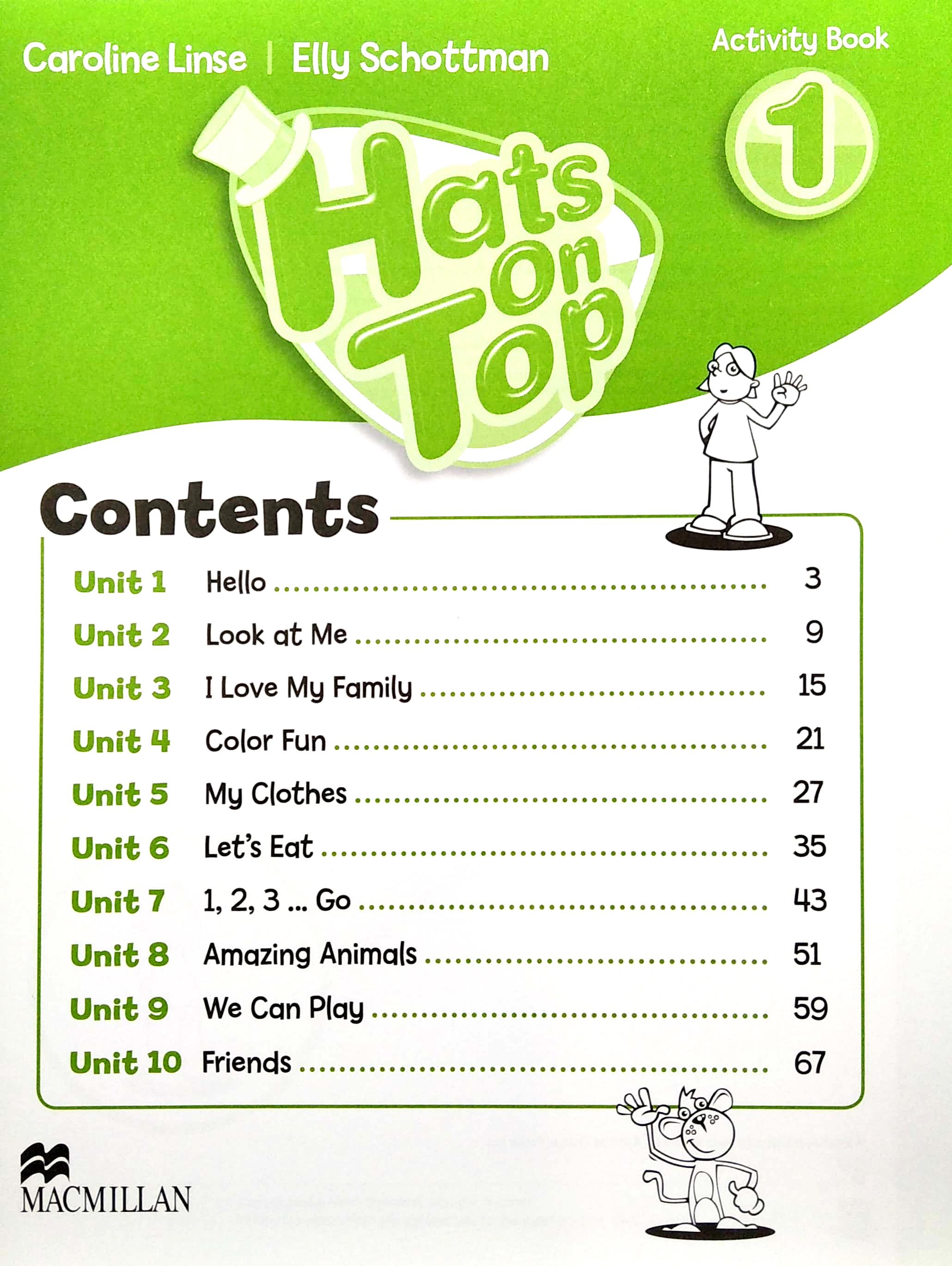 Hats on Top Activity Book Level 1