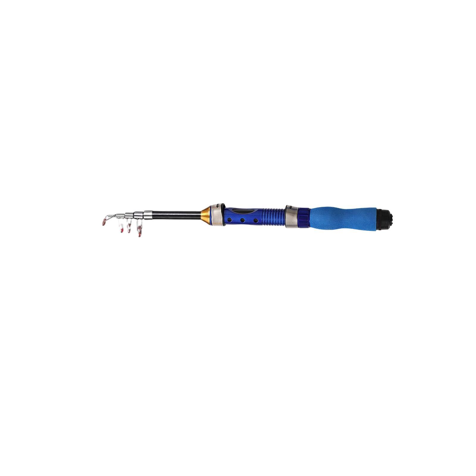 Telescopic Fishing Rod Fishing Pole for Freshwater Saltwater Fishing, Ultralight Fish Gear Portable Fishing Rod Travel Collapsible