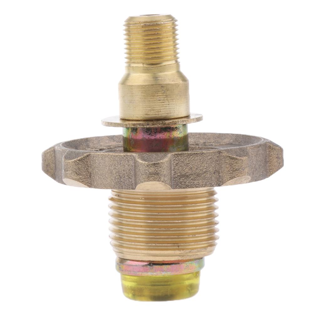 Metal Camping Gas Propane Tank Connection Adapter Coupler for 2 Stoves A