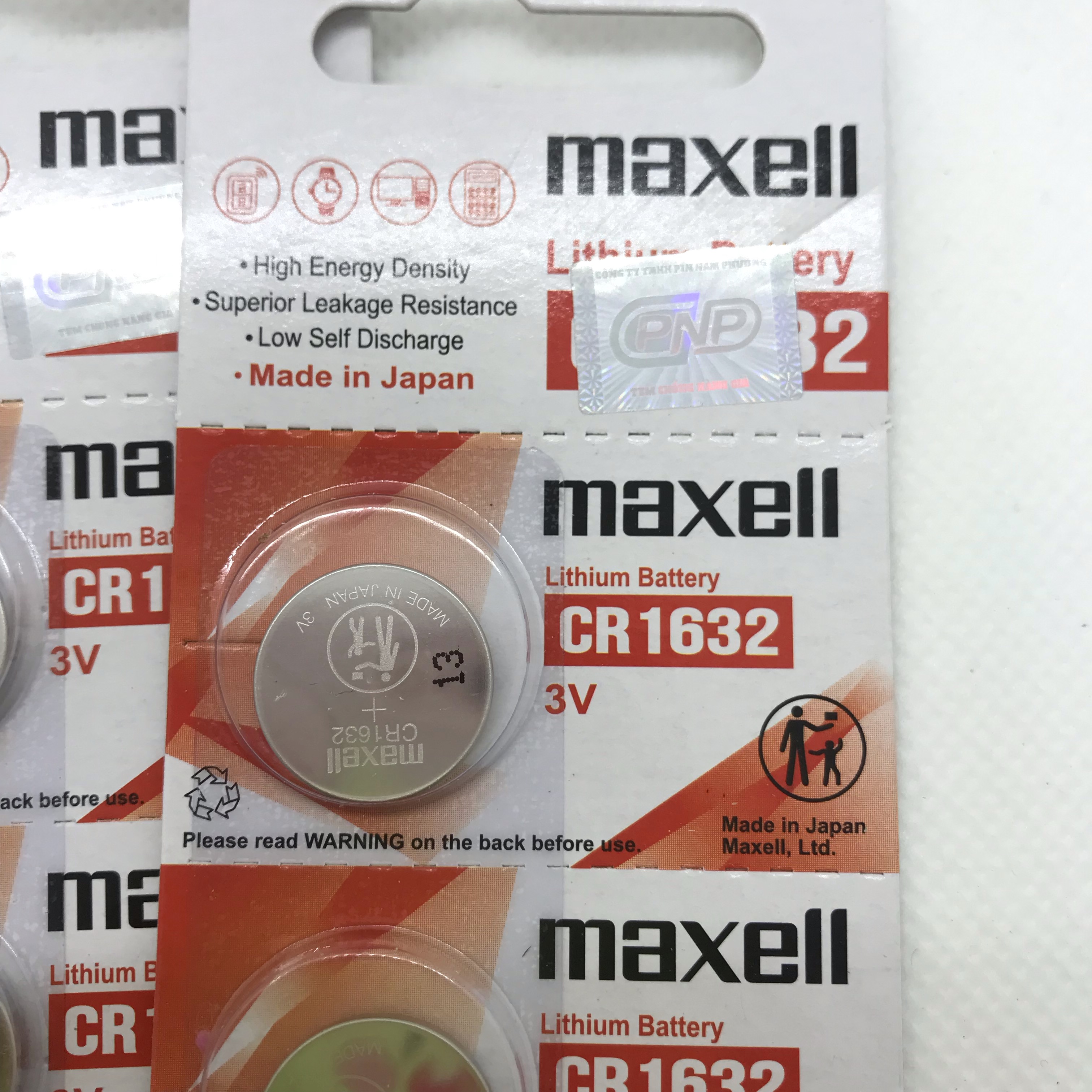 Pin Nút CR1632 chính hãng MAXELL Nhật 3V