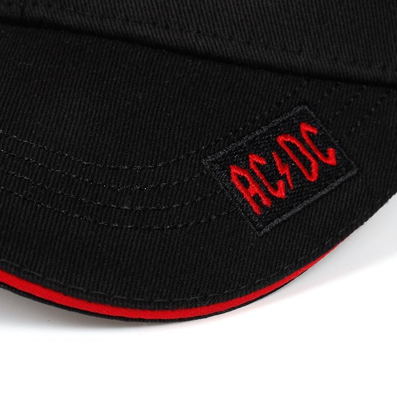 AC band baseball cap fashion commemorative cap hip-hop singer hat casual outdoor cap hip-hop snapback cap