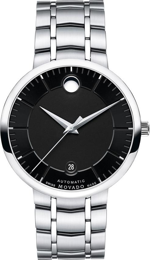 Đồng Hồ Nam Dây Kim Loại Movado 0606914 (39.5mm) - Mặt Đen