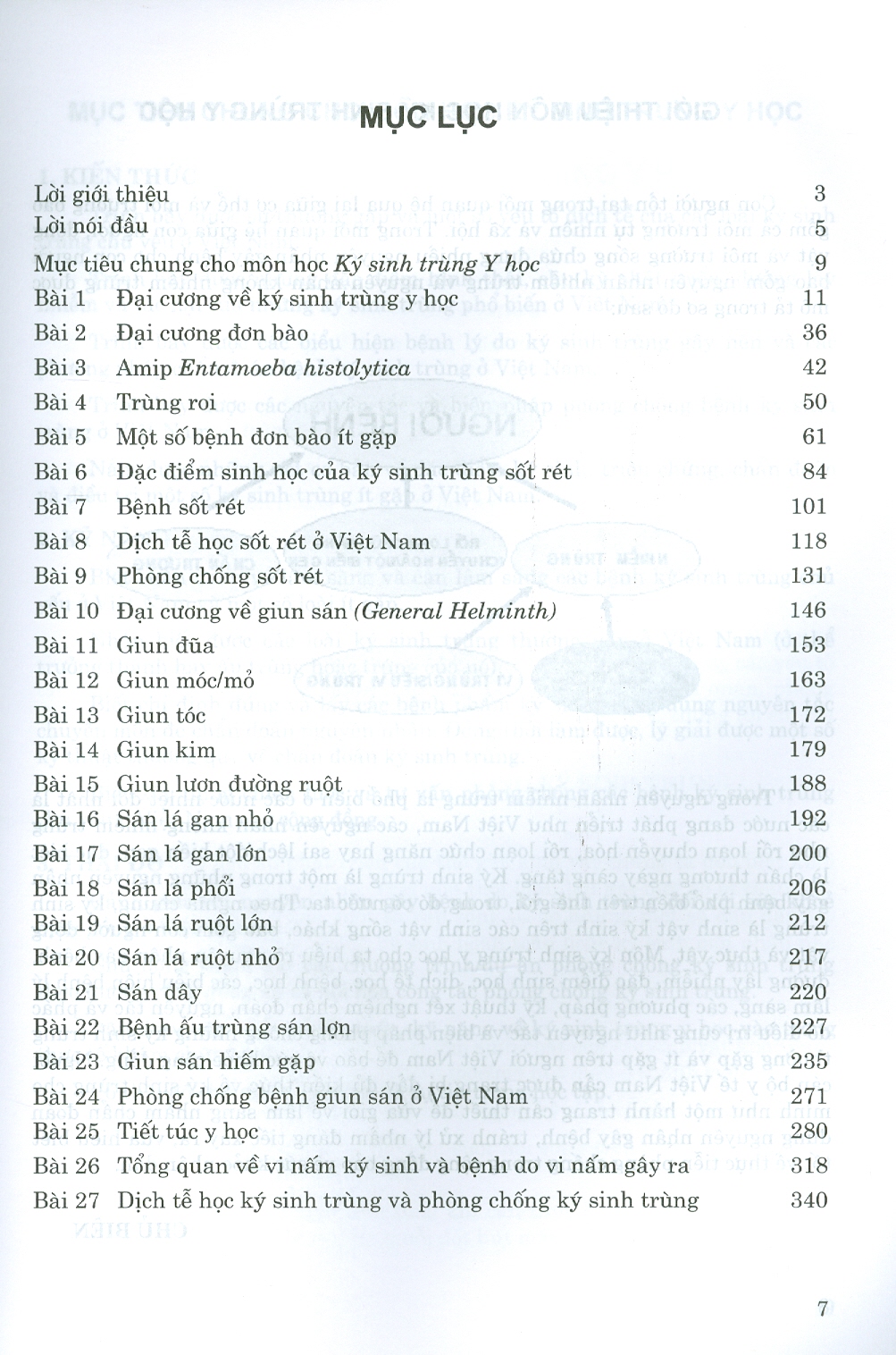 Ký Sinh Trùng Y Học - Giáo trình Đào tạo Bác sĩ Đa khoa