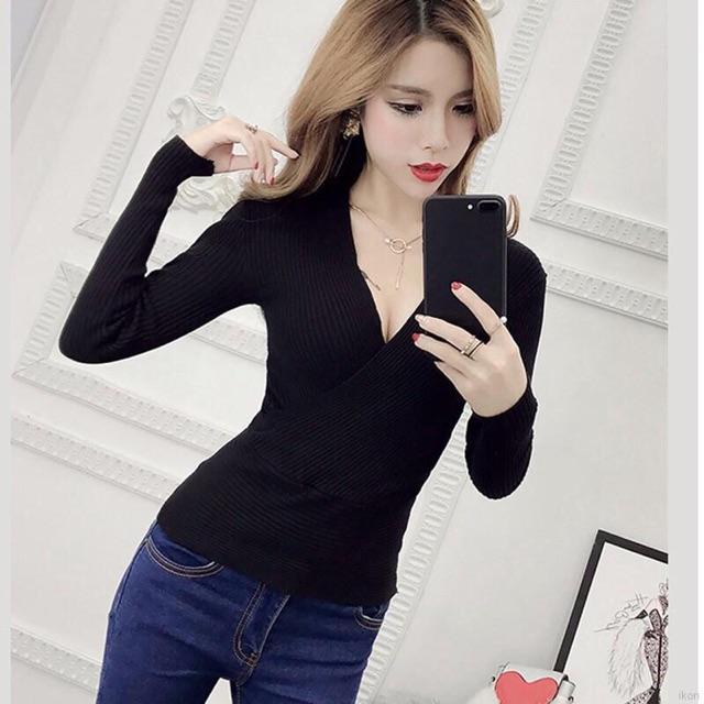 G03. 288. ÁO LEN ĐÁP CHÉO DÀI TAY