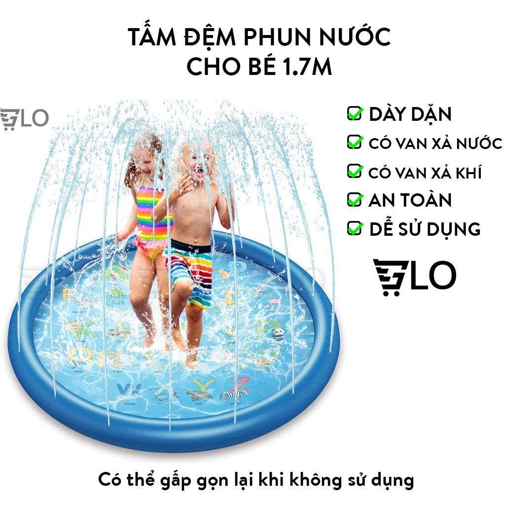 Tấm Đệm Phun Nước Cho Bé 1.7m Giải Nóng Ngày Hè