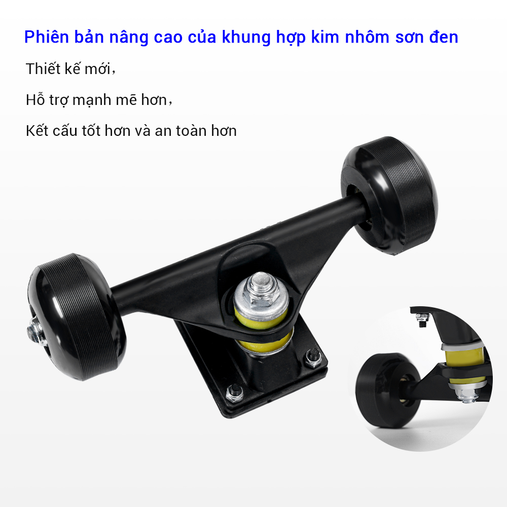 OneTwoFit Ván trượt Nam và Nữ Teen dành cho Ván trượt người lớn 7 lớp gỗ Phong  ván trượt thể thao