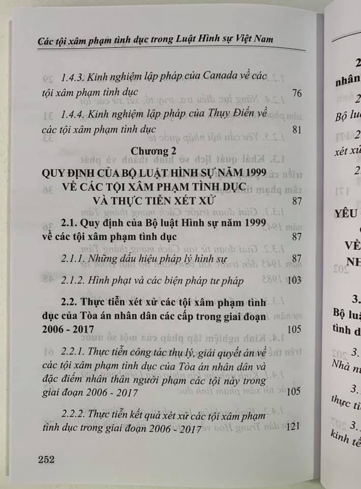 Các tội x phạm tình dục trong luật hình sự Việt Nam