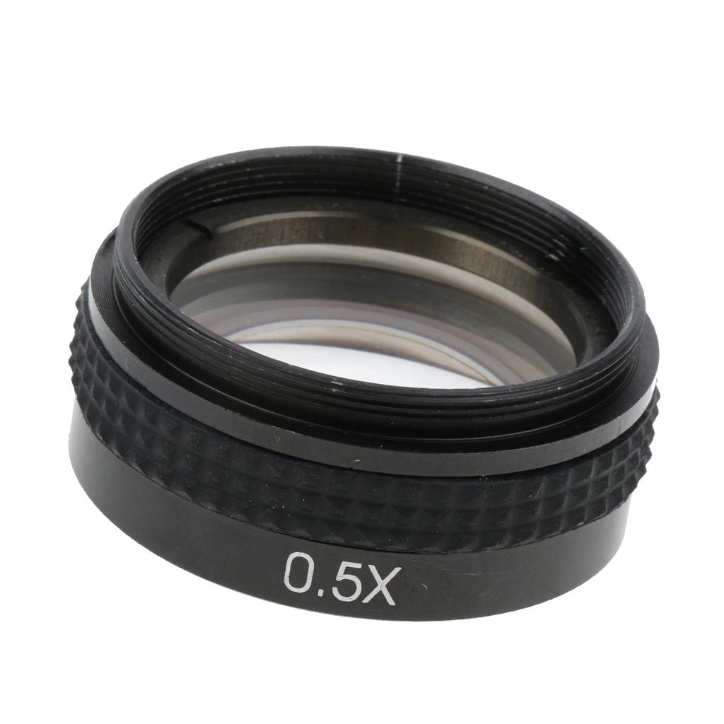 0.5 Compartment Barlow Auxiliary Lens with 42 Mm Mounting Thread for Stereo Microscope