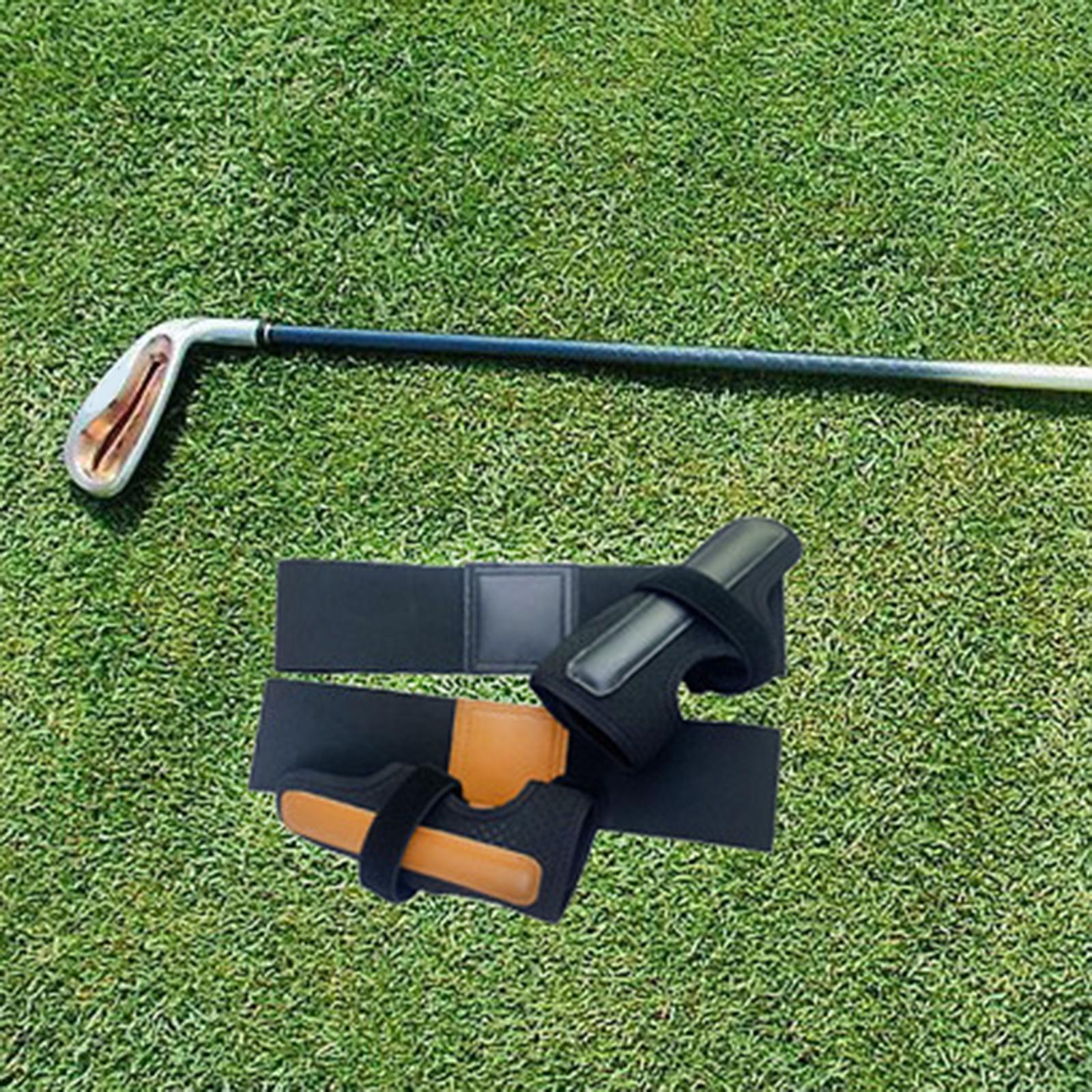 Golf Hand Movement Correction Belt Black Elastic Golf Swing Trainer Arm Belt Gesture Alignment Training Aid Arm Posture Correct