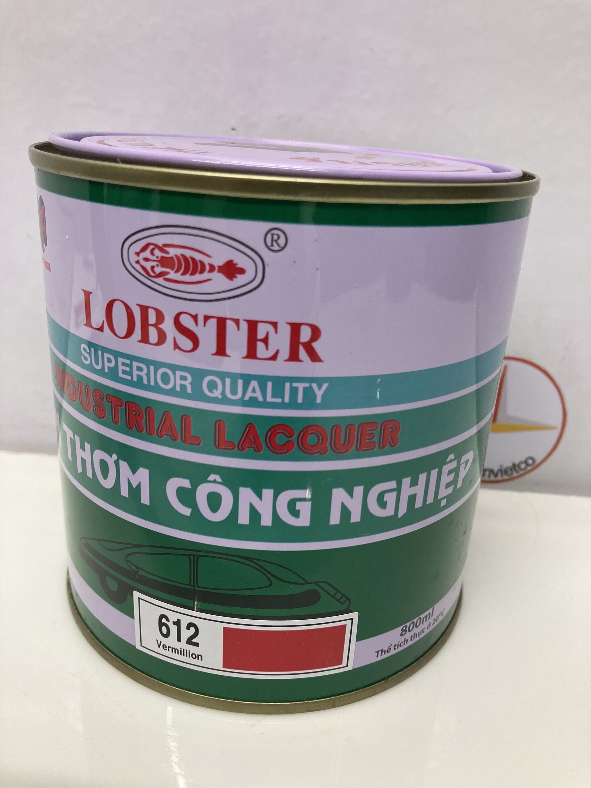 Sơn thơm công nghiệp Lobster màu đỏ 612 -800ml