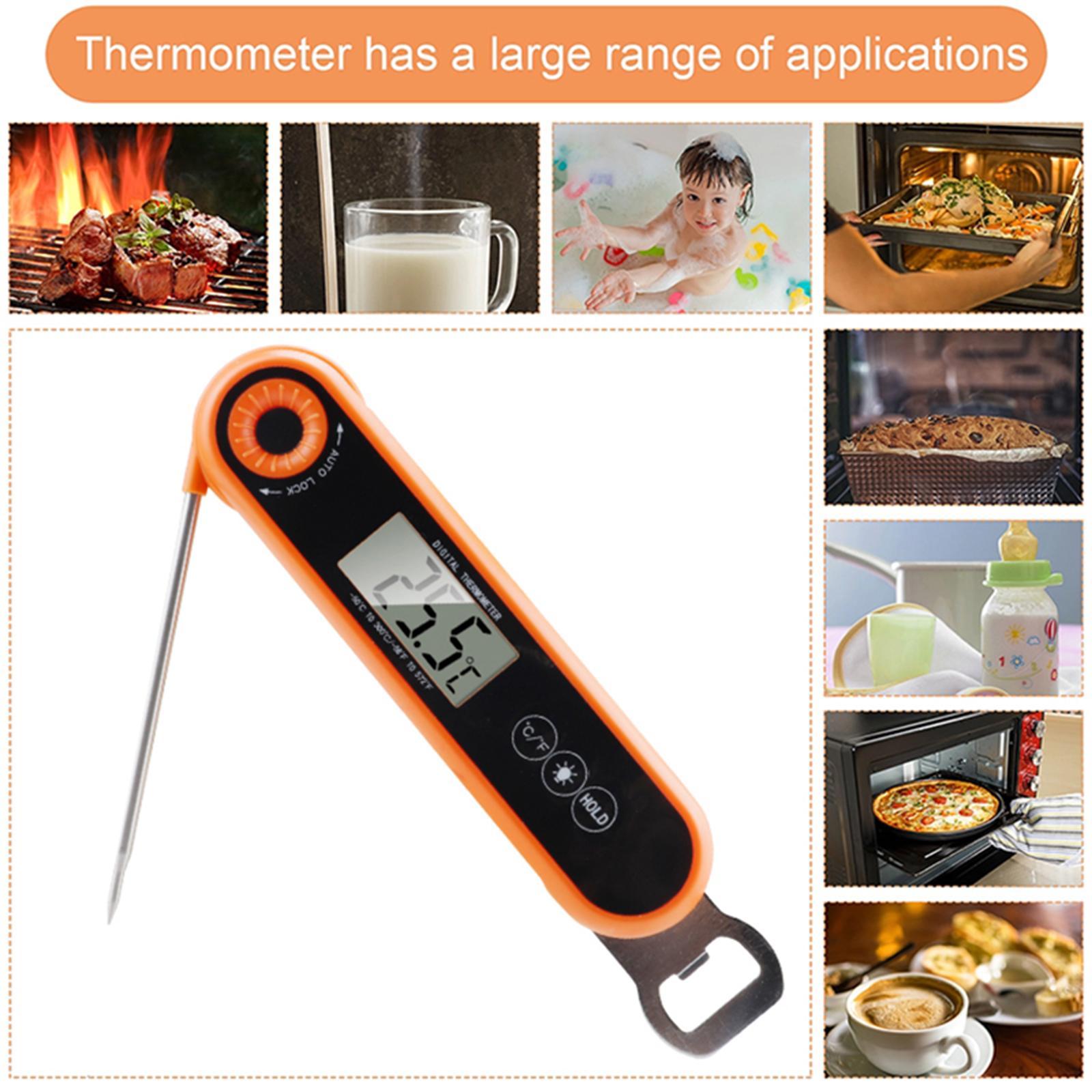 Food Thermometer Electric Meat Thermometer Probe for Kitchen Frying Cooking