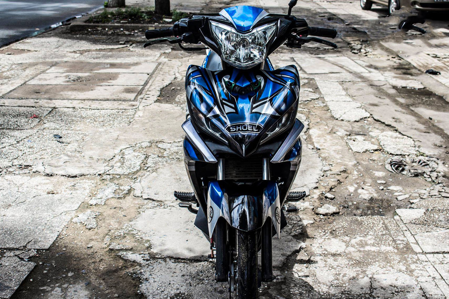Tem trùm Exciter 135 Blue Dragon