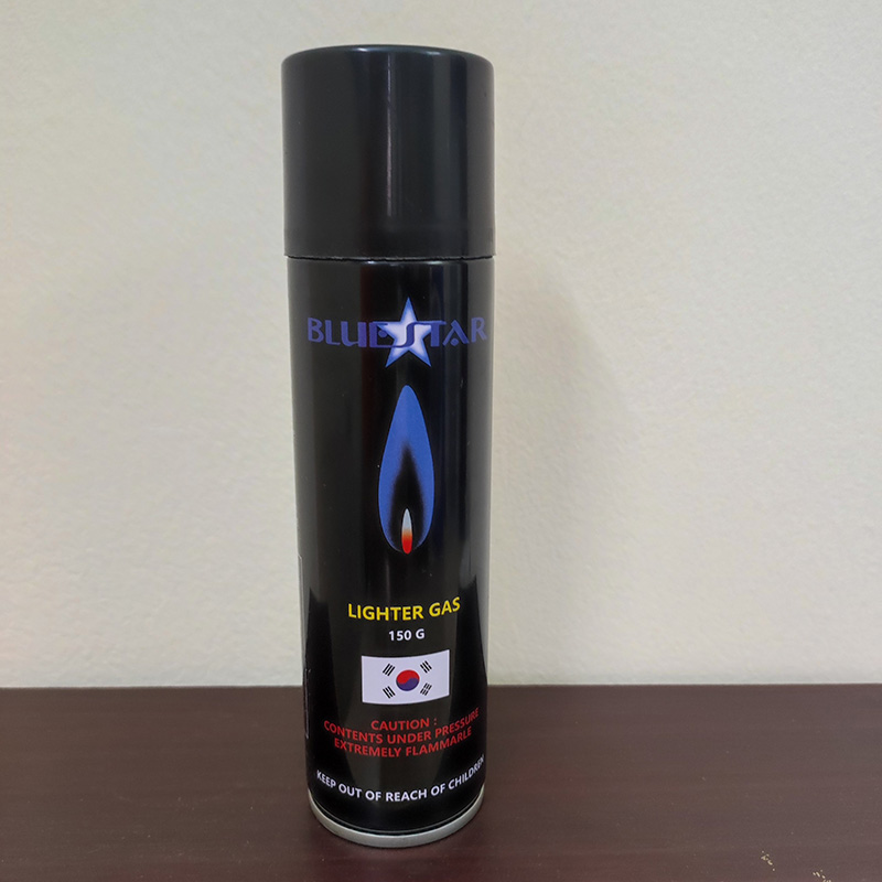 Bình Gas Bơm Bật Lửa Blue Star Chuyên Dụng Tặng Kèm 5 Đầu Bơm - Loại 150g