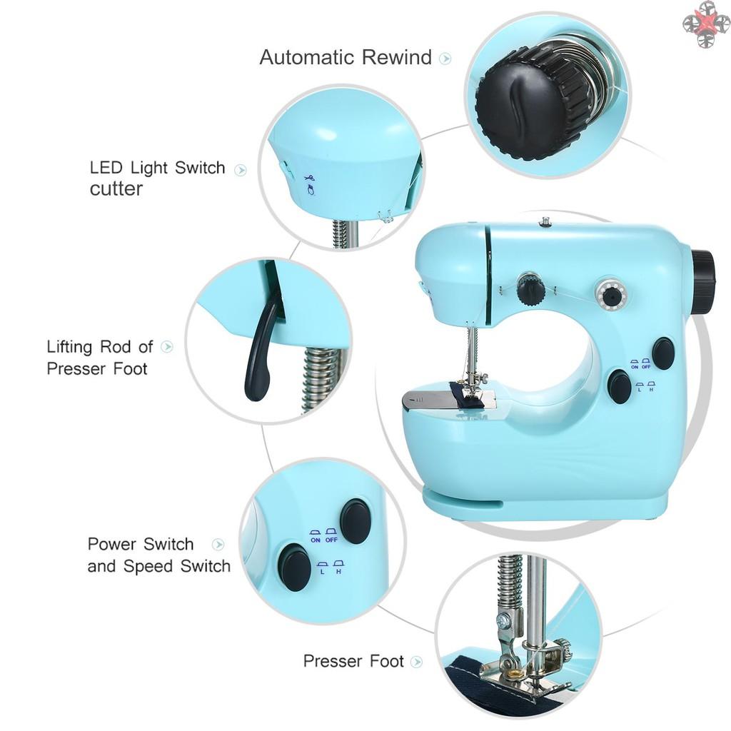 Máy May Mini Đa Năng 2 Tốc Độ